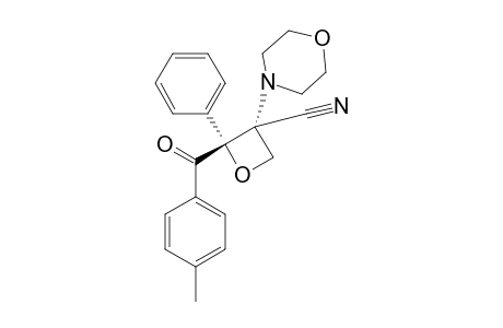 (2-R*,3-S*)-2-(4-METHYLBENZOYL)-3-MORPHOLINO-2-PHENYLOXETANE-3-CARBONITRILE