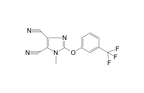 Imidazole-4,5-dicarbonitrile, 2-(3-trifluoromethylphenoxy)-1-methyl-