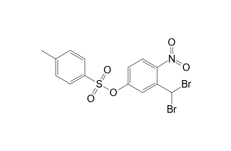 3-Dibromomethyl-4-nitrophenyl toluene-4-sulfonate
