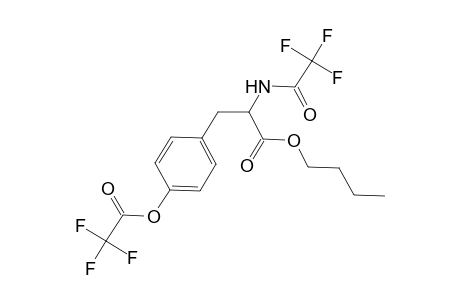 L-Tyrosine, N-(trifluoroacetyl)-, butyl ester, trifluoroacetate (ester)