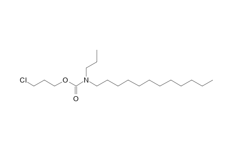 Carbonic acid, monoamide, N-propyl-N-dodecyl-, 3-chloropropyl ester