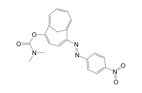 5-(4-nitrophenylazo)-2-(dimethylcarbamoyloxy)-1,6-methano[10]annulene