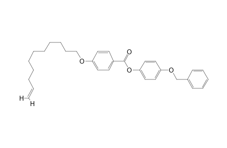 4-undec-10-enoxybenzoic acid [4-(benzyloxy)phenyl] ester