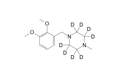 2,3-Dimethoxybenzyl-N4-methyl-piperazine-D8