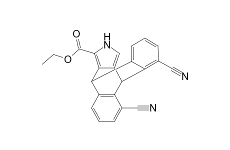 Ethyl 4,9-dihydro-5,10-dicyano-4,9-o-benzenonaphtho[2,3-c]pyrrole-1-carboxylate