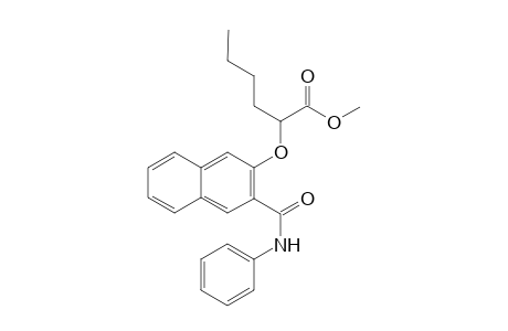 2-[3-N-Phenylcarbamido)naphthyloxy]hexanoic Acid Methyl Ester
