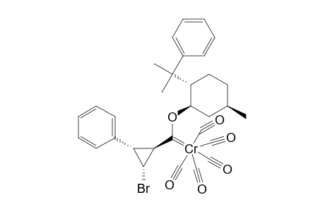 Pentacarbonyl{[(1S,2R,3S)-2-Bromo-3-phenylcyclopropyl][((1R,3R,4S)-8-phenylmenthyl)oxy]methylidene}chromium(0)