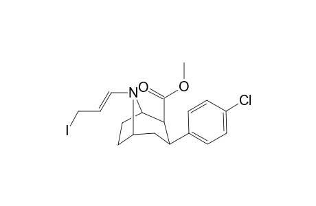 2.beta.-Carbomethoxy-3.beta.-(4-chlorophenyl)-8-[(E)-3-iodopropen-1-yl]bortropane