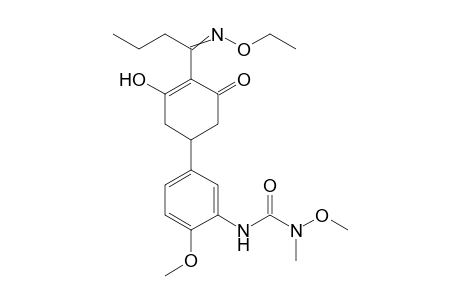 Urea, N'-[5-[4-[1-(ethoxyimino)butyl]-3-hydroxy-5-oxo-3-cyclohexen-1-yl]-2-methoxyphenyl]-N-methoxy-N-methyl-