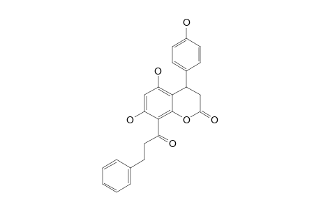 CALOMELANOL-C;8-(3-PHENYL-PROPIONYL)-5,7,4'-TRIHYDROXY-DIHYDRONEOFLAVONE