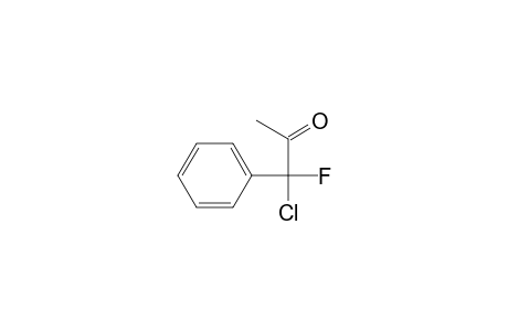 1-Chloranyl-1-fluoranyl-1-phenyl-propan-2-one