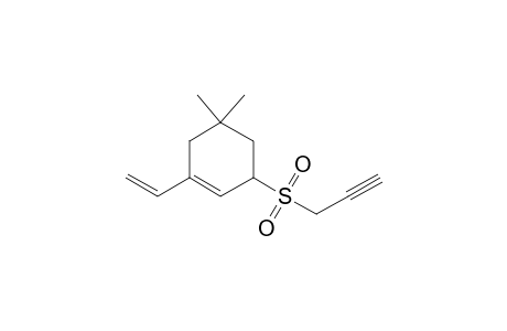 1-Ethenyl-5,5-dimethyl-3-prop-2-ynylsulfonyl-cyclohexene