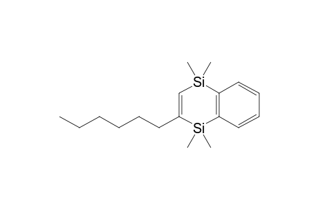 1,1,4,4-Tetramethyl-2-hexyl-1,4-dihydro-1,4-disilanaphthalene