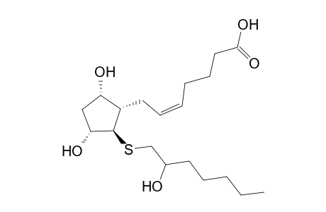 (1S,2S,3R,4R)-2-[6'-(Hydroxycarbonyl)hex-2'-en-1'-yl]-3-[(2"-hydroxyheptyl)sulfanyl]-cyclopentane-1,4-diol