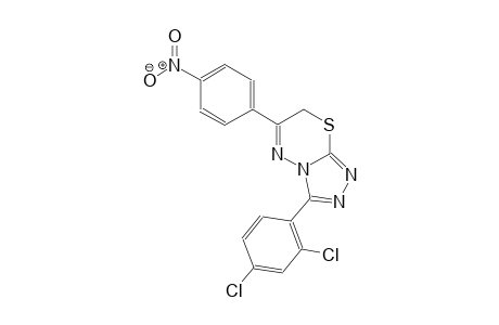 3-(2,4-dichlorophenyl)-6-(4-nitrophenyl)-7H-[1,2,4]triazolo[3,4-b][1,3,4]thiadiazine