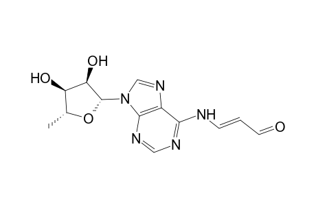 (E)-3-[9-((2R,3R,4S,5R)-3,4-Dihydroxy-5-methyl-tetrahydro-furan-2-yl)-9H-purin-6-ylamino]-propenal