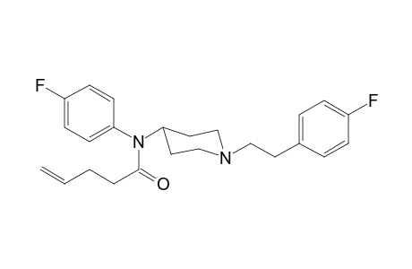 N-(4-Fluorophenyl)-N-(1-[2-(4-fluorophenyl)ethyl]piperidin-4-yl)-pent-4-enamide