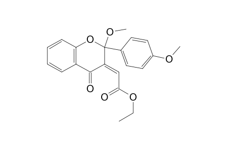 (E)-3-(Carbethoxymethylene)-2,4'-dimethoxyflavanone