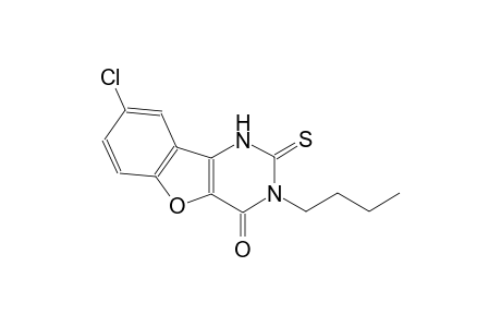 benzofuro[3,2-d]pyrimidin-4(1H)-one, 3-butyl-8-chloro-2,3-dihydro-2-thioxo-