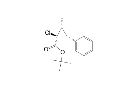 Cyclopropanecarboxylic acid, 1-chloro-2-methyl-3-phenyl-, 1,1-dimethylethyl ester, (1.alpha.,2.alpha.,3.alpha.)-