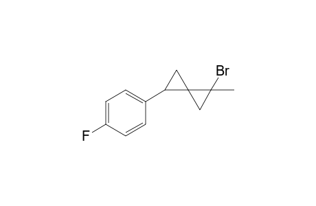 1-Bromo-1-methyl-4-(4-fluorophenyl)spiro[2.2]-pentane