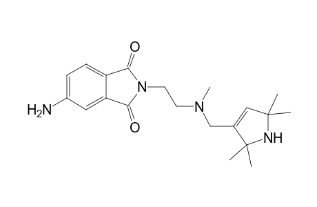 N-[-.beta.-N'-Methyl-.beta.-N'-(2',2',5',5'-tetramethyl-2',5'-dihydro-1H-pyrrol-3'-ylmethyl)aminoethyl]-4-aminophthalimide