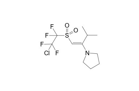 1-{1-[1-(2-Chloro-1,1,2,2-tetrafluoroethanesulfonyl)-meth-(E)-ylidene]-2-methyl-propyl}-pyrrolidine