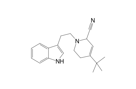 2-Cyano-4-tert-butyl-N-tryptophyl-.delta.(3)-piperideine
