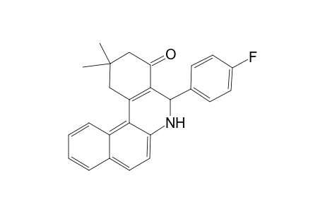 5-(4-Fluorophenyl)-2,2-dimethyl-2,3,5,6-tetrahydrobenzo[a]phenanthridin-4(1H)-one