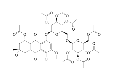 (1S,3S)-AUSTROCORTIRUBIN-8-O-BETA-D-GENTIOBIOSIDE-OCTAACETATE;(1S,3S)-1-ACETOXY-3,5-DIHYDROXY-6-METHOXY-3-METHYL-8-[[2,3,4-TRI-O-ACETYL-6-O-(2,3,4