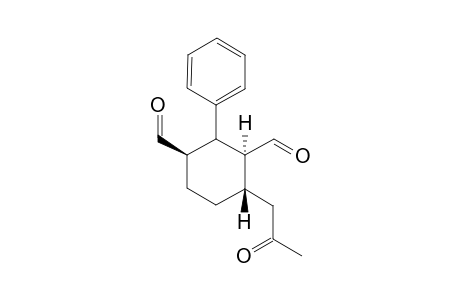 (1R,3S,4S)-4-(2-Oxo-propyl)-2-phenyl-cyclohexane-1,3-dicarbaldehyde