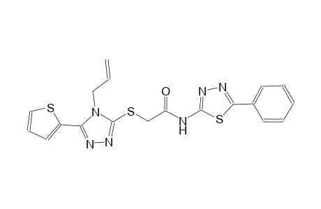 acetamide, N-(5-phenyl-1,3,4-thiadiazol-2-yl)-2-[[4-(2-propenyl)-5-(2-thienyl)-4H-1,2,4-triazol-3-yl]thio]-