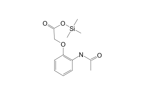 [2-(Acetylamino)phenoxy]acetic acid, tms derivative