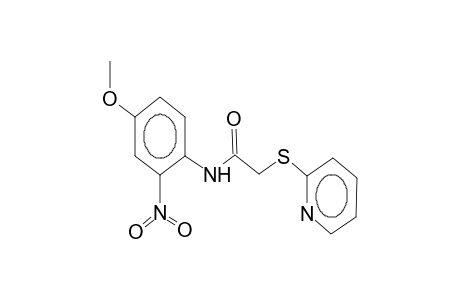 N-(4-methoxy-2-nitrophenyl)-2-(2-pyridinylsulfanyl)acetamide