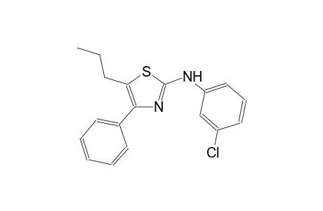 N-(3-chlorophenyl)-4-phenyl-5-propyl-1,3-thiazol-2-amine