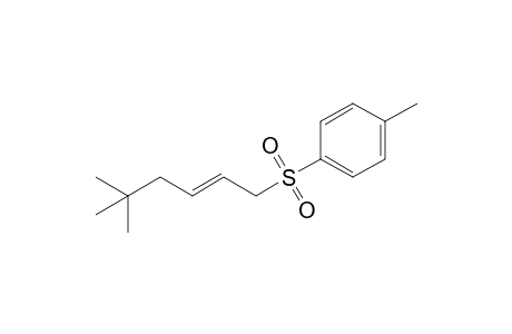 (E)-5,5-Dimethyl-1-tosyl-2-hexene