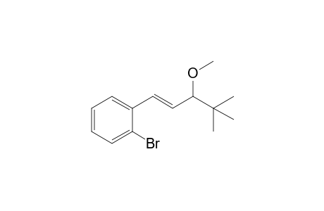 1-Bromanyl-2-[(E)-3-methoxy-4,4-dimethyl-pent-1-enyl]benzene