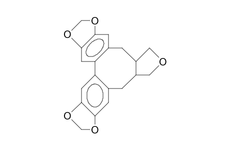 1,2:3,4-Bis(4,5-methylenedioxy-benzo)-6,7-(2-oxa-propano)-cyclooctadiene