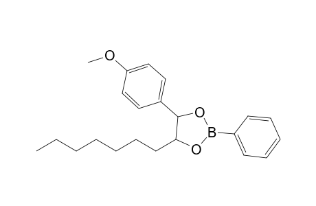 5-Heptyl-4-(4"-methoxyphenyl)-2-phenyl-1,3-dioxa-2-boracyclopentane