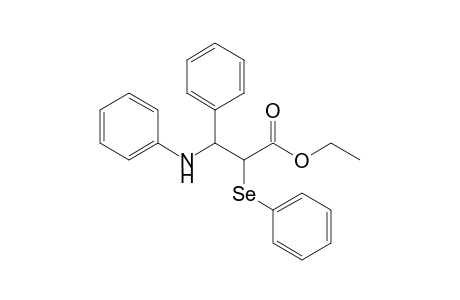 Ethyl 3-(phenylamino)-2-(phenylseleno)-3-phenylpropanoate