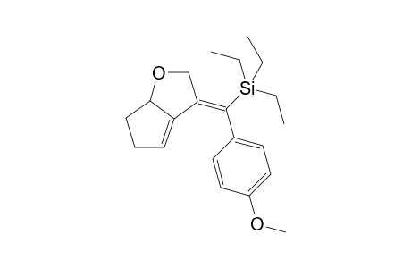 (Z)-((6,6a-Dihydro-2H-cyclopenta[b]furan-3(5H)-ylidene)(4-methoxyphenyl)methyl)triethylsilane