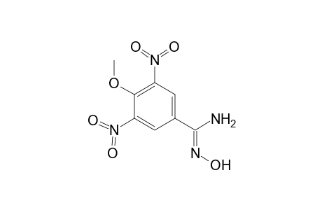 Formamide oxime, 4-methoxy-3,5-dinitrophenyl-