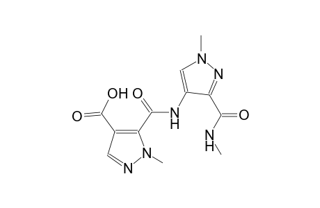 1H-pyrazole-4-carboxylic acid, 1-methyl-5-[[[1-methyl-3-[(methylamino)carbonyl]-1H-pyrazol-4-yl]amino]carbonyl]-
