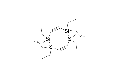 1,1,2,2,5,5,6,6-Octethyl-1,2,5,6-tetrasilacycloocta-3,7-diyne