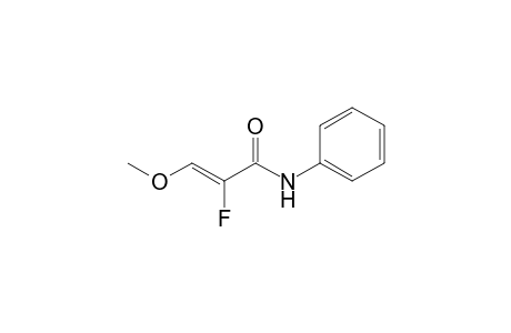(Z)-2-Fluoro-3-methoxyprop-2-enanilide