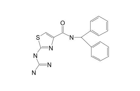 4-Thioazolecarboxylic amide, N-diphenylmethyl-2-guanidino-