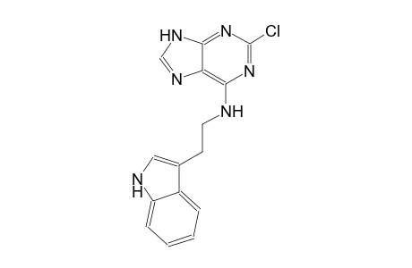 9H-purin-6-amine, 2-chloro-N-[2-(1H-indol-3-yl)ethyl]-