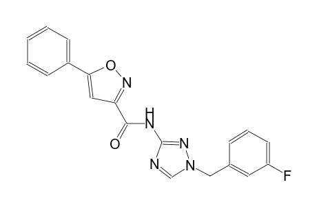 N-[1-(3-fluorobenzyl)-1H-1,2,4-triazol-3-yl]-5-phenyl-3-isoxazolecarboxamide