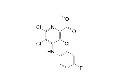 3,5,6-Trichloro-4-(4-fluoro-phenylamino)-pyridine-2-carboxylic acid ethyl ester