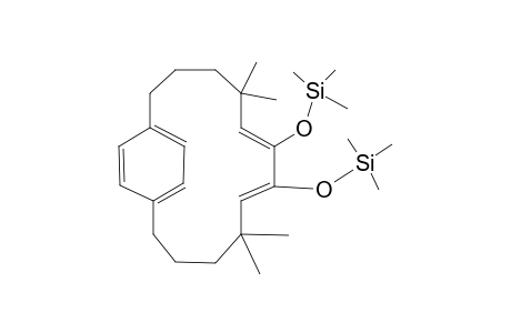 6,7-Bis(trimethylsiloxy)-4,4,9,9-tetramethyl[12]paracyclophane-5,7-diene